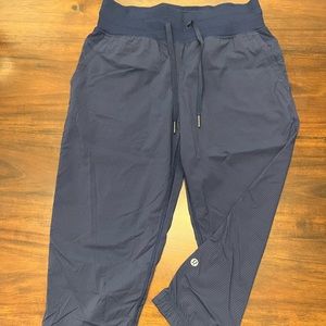 Lululemon Navy Blue Dance Studio Capri